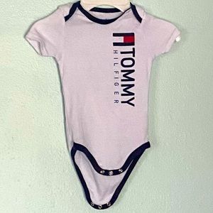 Tommy Hilfiger red white and blue onesies, 18 months